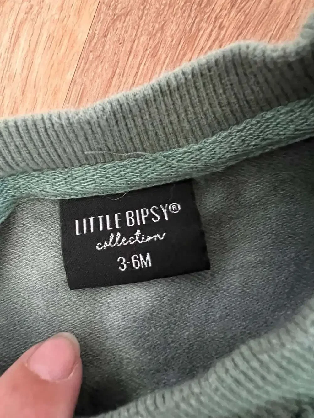 Little Bipsy Collection Sage Green Tie-Dye Pullover and Jogger Set